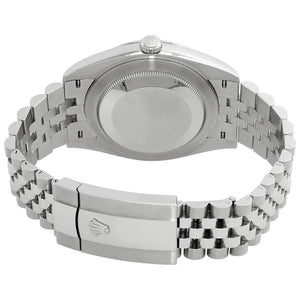 Rolex Datejust men's mirror watch, green dial – view 3