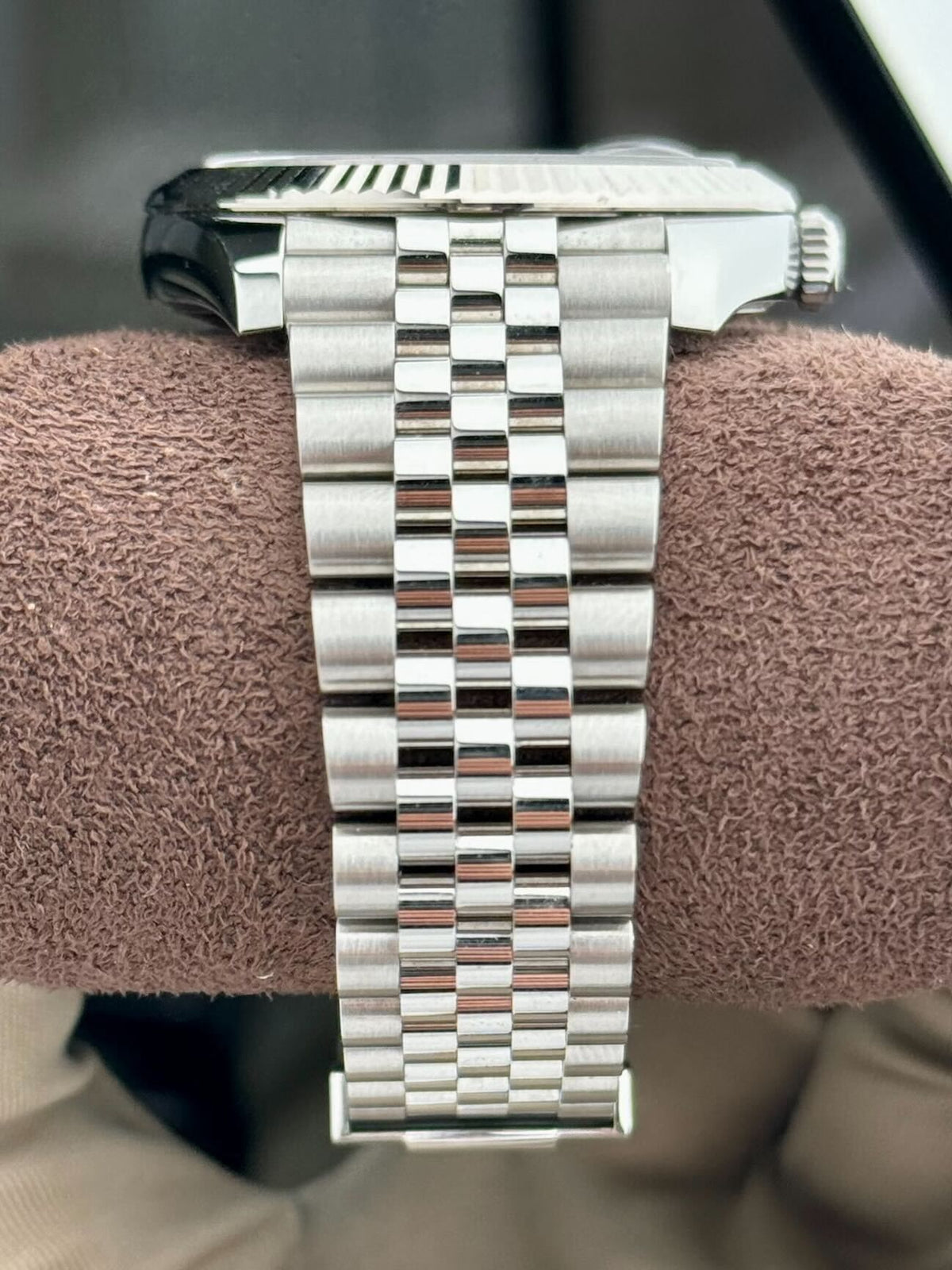 Rolex Datejust men's mirror watch, gray dial – view 5
