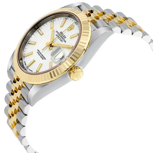 Rolex Datejust 36mm unisex mirror watch, white mother-of-pearl dial – view 5