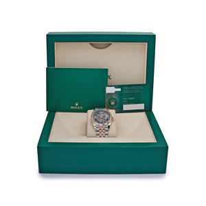 Rolex Datejust 36mm unisex mirror watch, slate gray roman numeral dial – view 7