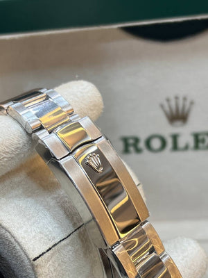Rolex Datejust 36mm unisex mirror watch, blue roman numeral dial – view 8
