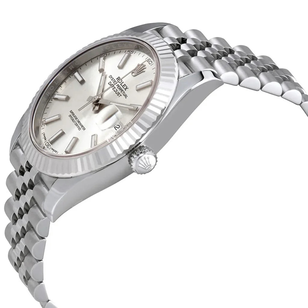 Rolex Datejust 36mm unisex mirror watch, white dial – view 3