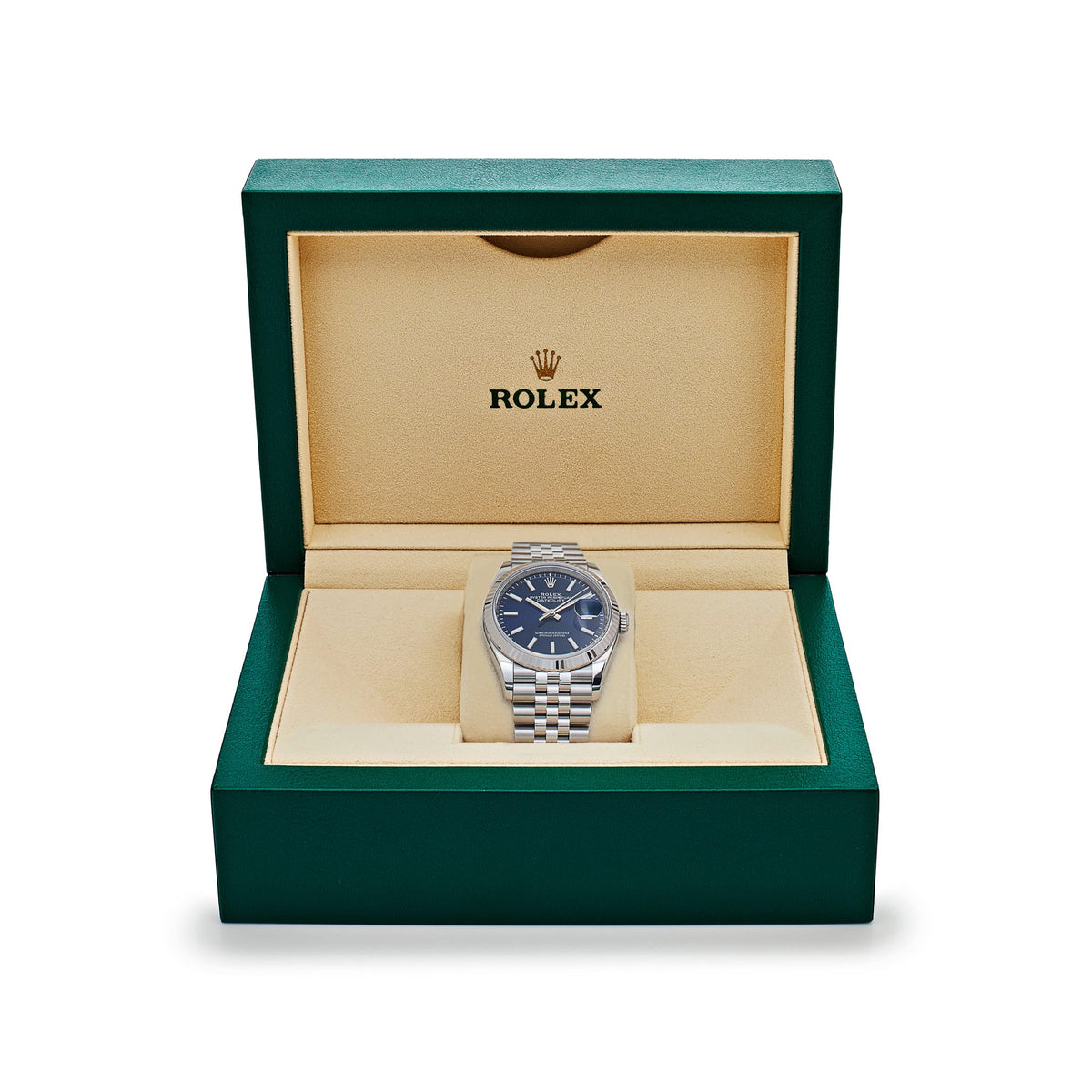 Rolex Datejust 36mm unisex mirror watch, blue dial – view 7