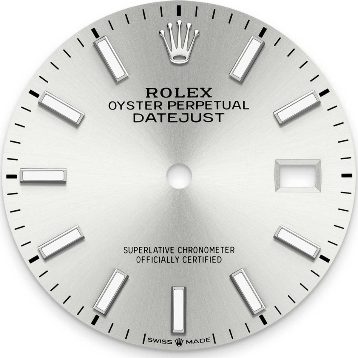 Rolex Datejust 36mm unisex mirror watch, silver dial – view 2
