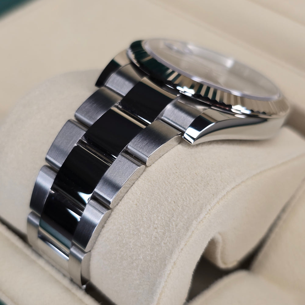Rolex Datejust 36mm unisex mirror watch, gray Roman numeral dial – view 7