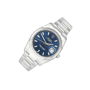 Rolex Datejust 36mm unisex mirror watch, dark blue dial – view 4