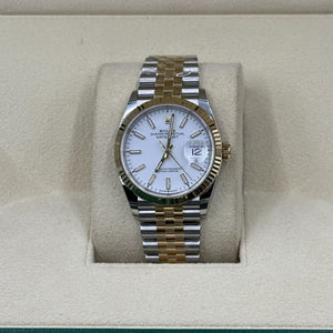 Rolex Datejust 41mm men's mirror watch, silver stone-set dial – view 4