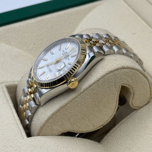 Rolex Datejust 41mm men's mirror watch, silver stone-set dial – view 5