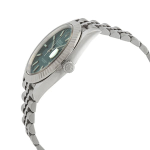 Rolex Datejust 41mm men's mirror watch, dark green dial – view 4