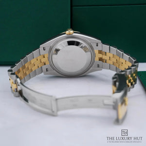 Rolex Datejust 41mm men's mirror watch, green dial – view 7