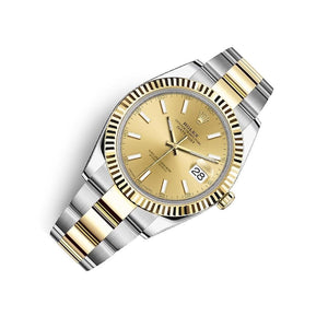 Rolex Datejust 41mm men's mirror watch, champagne dial – view 4