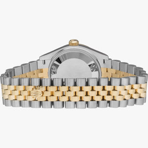 Rolex Datejust 31mm women's mirror watch, white mother-of-pearl stone-set dial – view 2