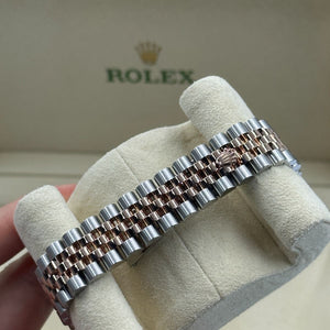 Rolex Datejust 31mm women's mirror watch, silver stone-set dial – view 14