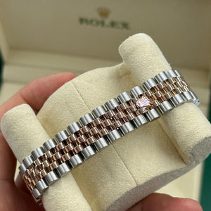 Rolex Datejust 31mm women's mirror watch, white mother-of-pearl stone-set dial – view 5