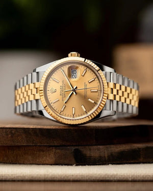 Rolex Datejust 31mm women's mirror watch, champagne dial – view 2
