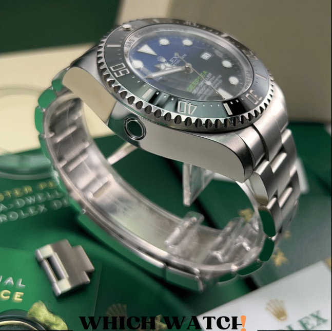 Rolex Deepsea men's mirror watch, blue dial – view 4