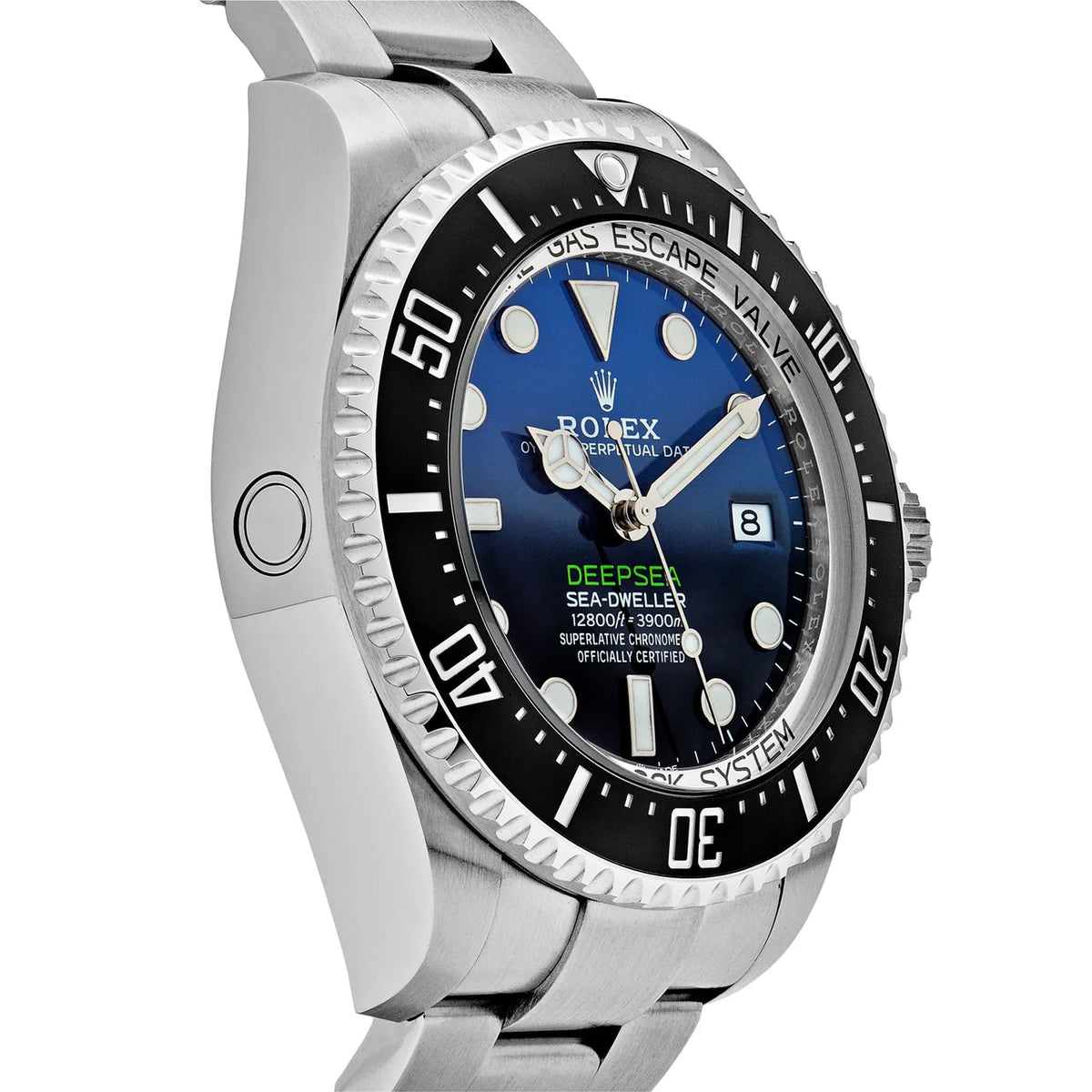 Rolex Deepsea men's mirror watch, blue dial – view 5
