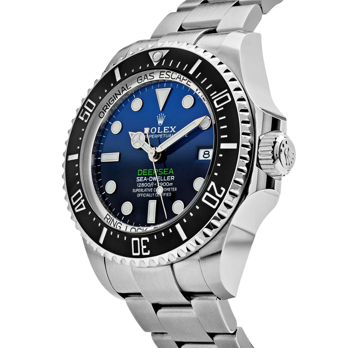 Rolex Deepsea men's mirror watch, blue dial – view 6