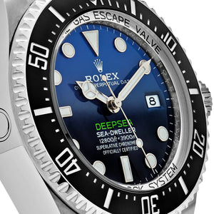 Rolex Deepsea men's mirror watch, blue dial – view 7