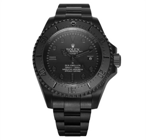 Rolex Deepsea 44mm Men's Mirror Automatic Watch – Black Dial & Black Stainless Steel Bracelet