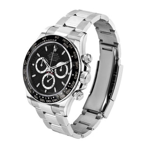 Rolex Daytona men's mirror watch, black dial – view 4