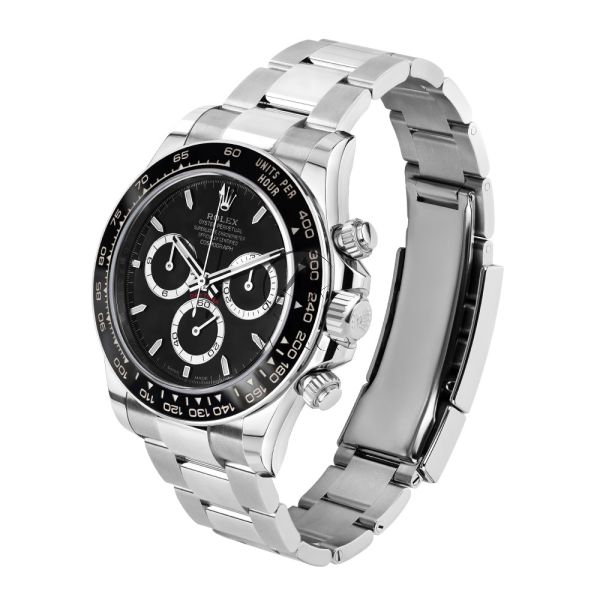 Rolex Daytona men's mirror watch, black dial – view 4