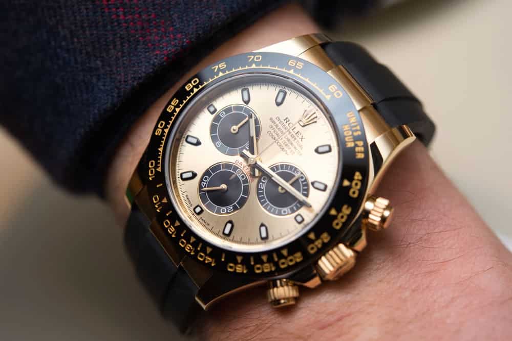 Rolex Daytona men's mirror watch, gold-tone dial – view 15