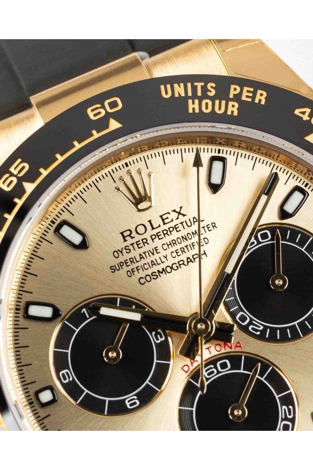Rolex Daytona men's mirror watch, gold-tone dial – view 7