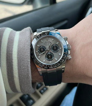 Rolex Daytona men's mirror watch, silver dial – view 13