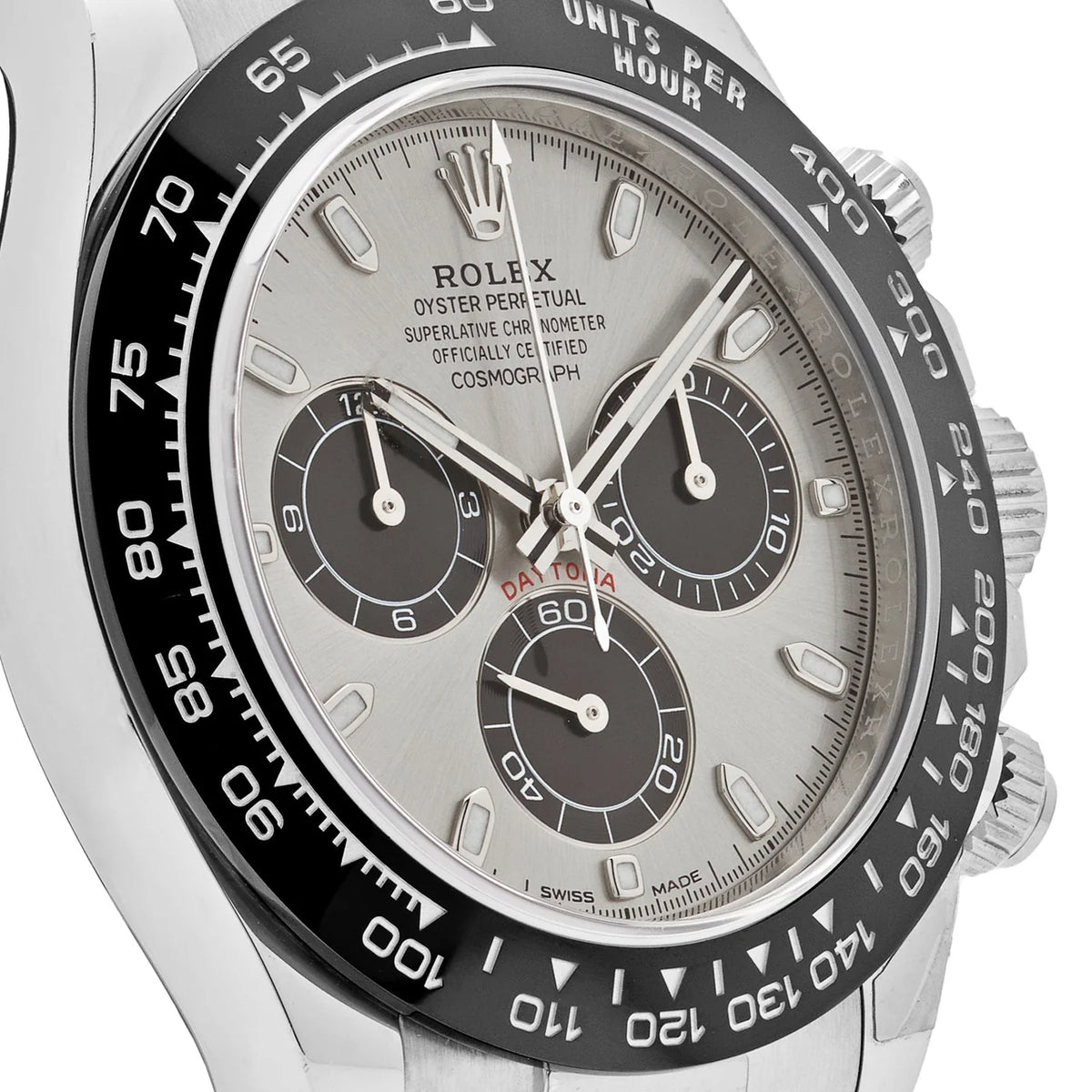 Rolex Daytona men's mirror watch, silver dial – view 8