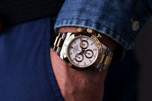 Rolex Daytona men's mirror watch, white dial – view 12