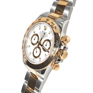 Rolex Daytona men's mirror watch, white dial – view 5