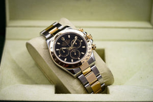 Rolex Daytona men's mirror watch, black dial – view 2