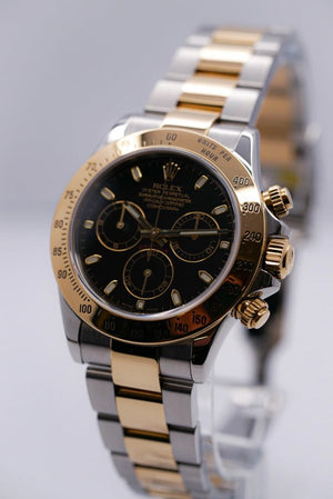Rolex Daytona men's mirror watch, black dial – view 4