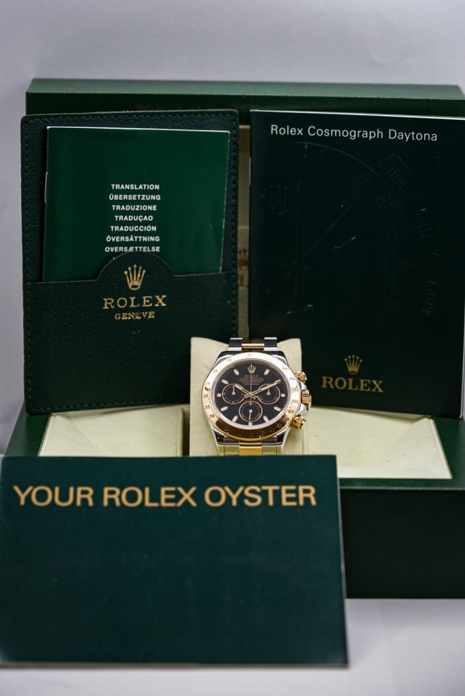 Rolex Daytona men's mirror watch, black dial – view 5