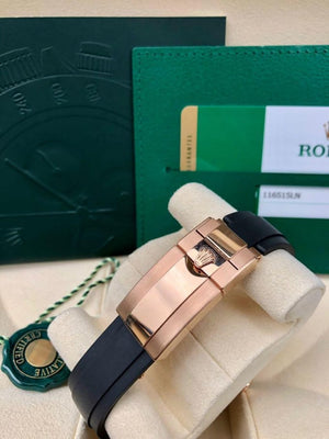 Rolex Daytona men's mirror watch, black dial – view 4