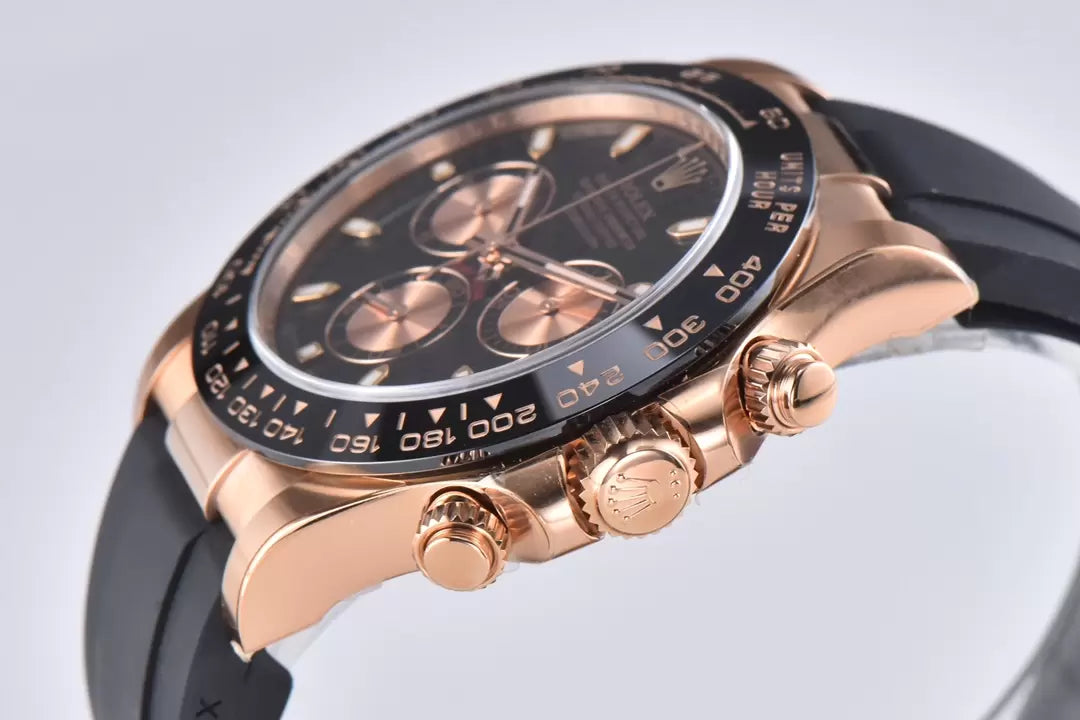 Rolex Daytona men's mirror watch, black dial – view 7