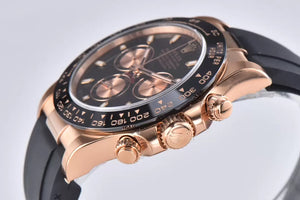 Rolex Daytona men's mirror watch, black dial – view 7