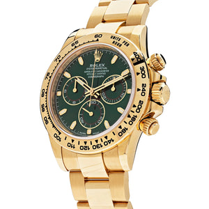 Rolex Daytona men's mirror watch, green dial – view 5