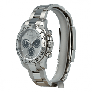 Rolex Daytona men's mirror watch, light gray dial – view 2