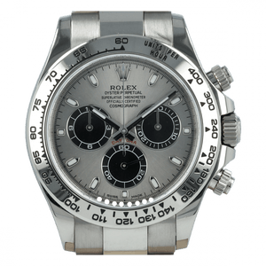 Rolex Daytona men's mirror watch, light gray dial – view 3
