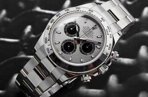 Rolex Daytona men's mirror watch, light gray dial – view 7