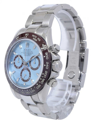 Rolex Daytona men's mirror watch, ice blue dial – view 2