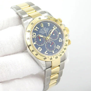 Rolex Daytona men's mirror watch, blue dial – view 2