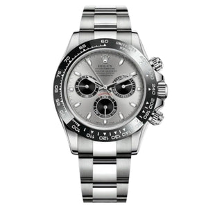 Rolex Daytona 43mm Men's Mirror Automatic Watch – Gray Dial & Silver Stainless Steel Bracelet