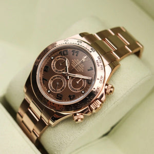 Rolex Daytona men's mirror watch, copper dial – view 3
