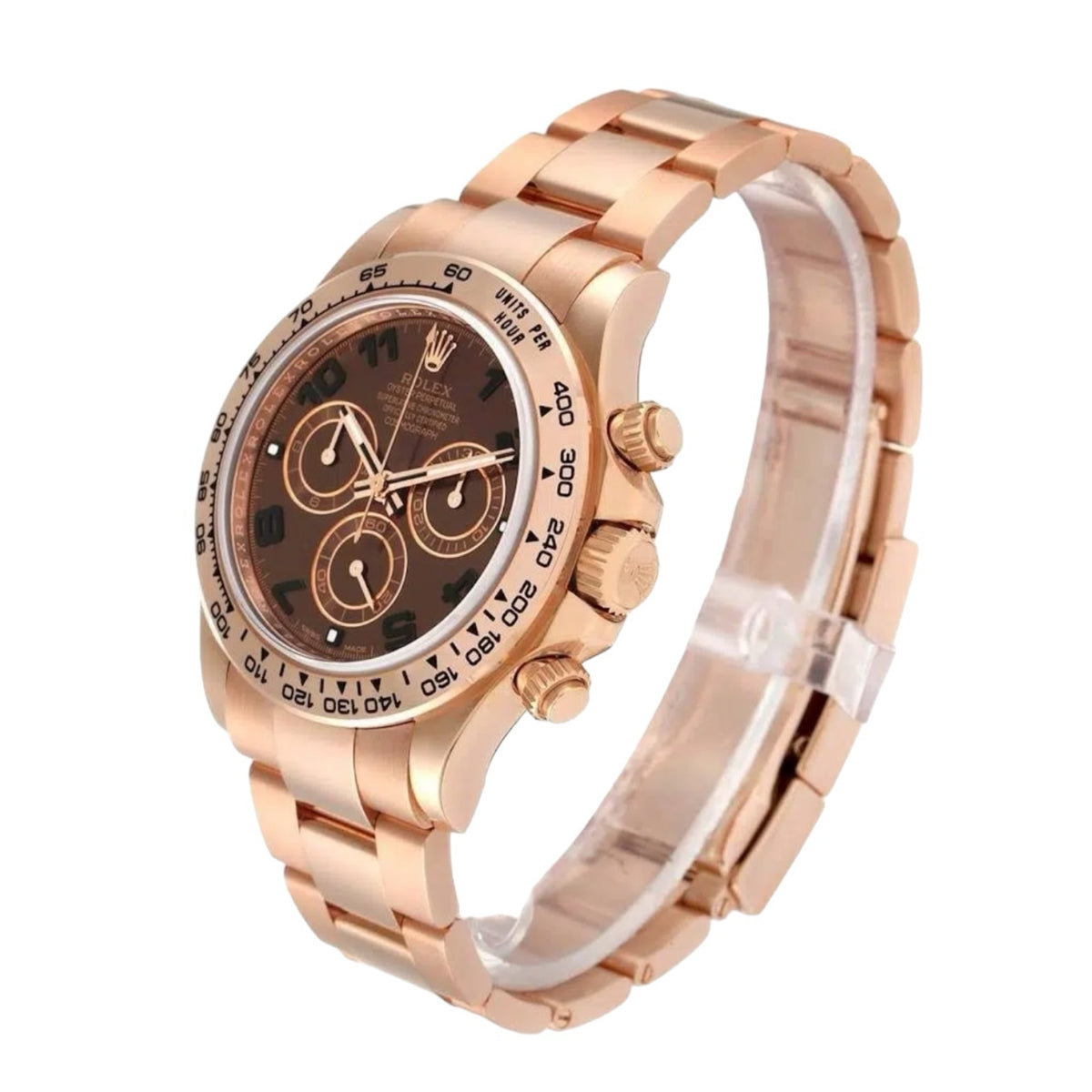 Rolex Daytona men's mirror watch, copper dial – view 2