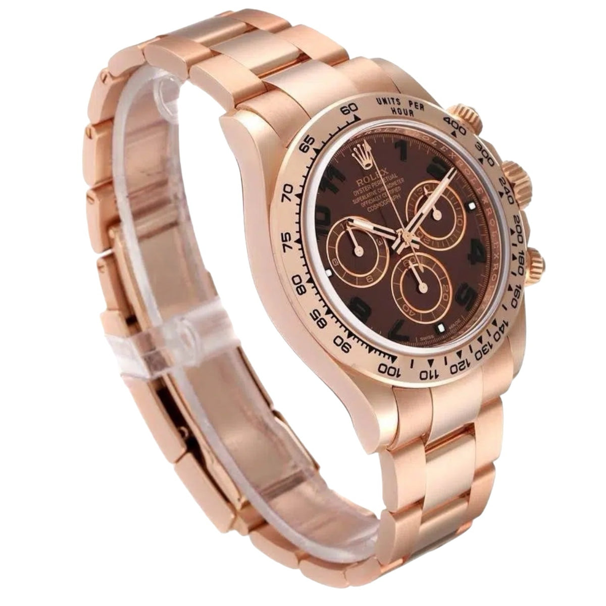 Rolex Daytona men's mirror watch, copper dial – view 3