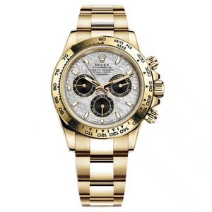 Rolex Daytona 40mm Men's Mirror Automatic Watch – Silver Dial & Gold-Tone Stainless Steel Bracelet
