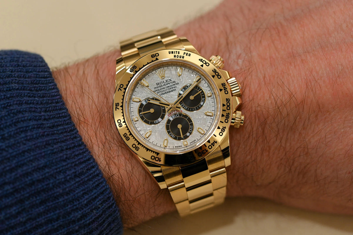 Rolex Daytona men's mirror watch, silver dial – view 5